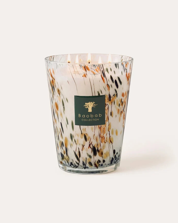 Baobab Halona White Candle