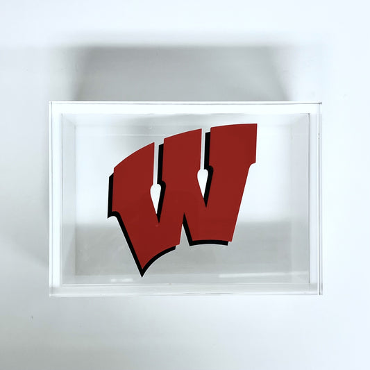 Red 'W' logo with framed artboard