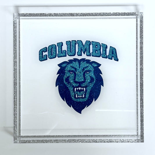Columbia logo with a lion's head