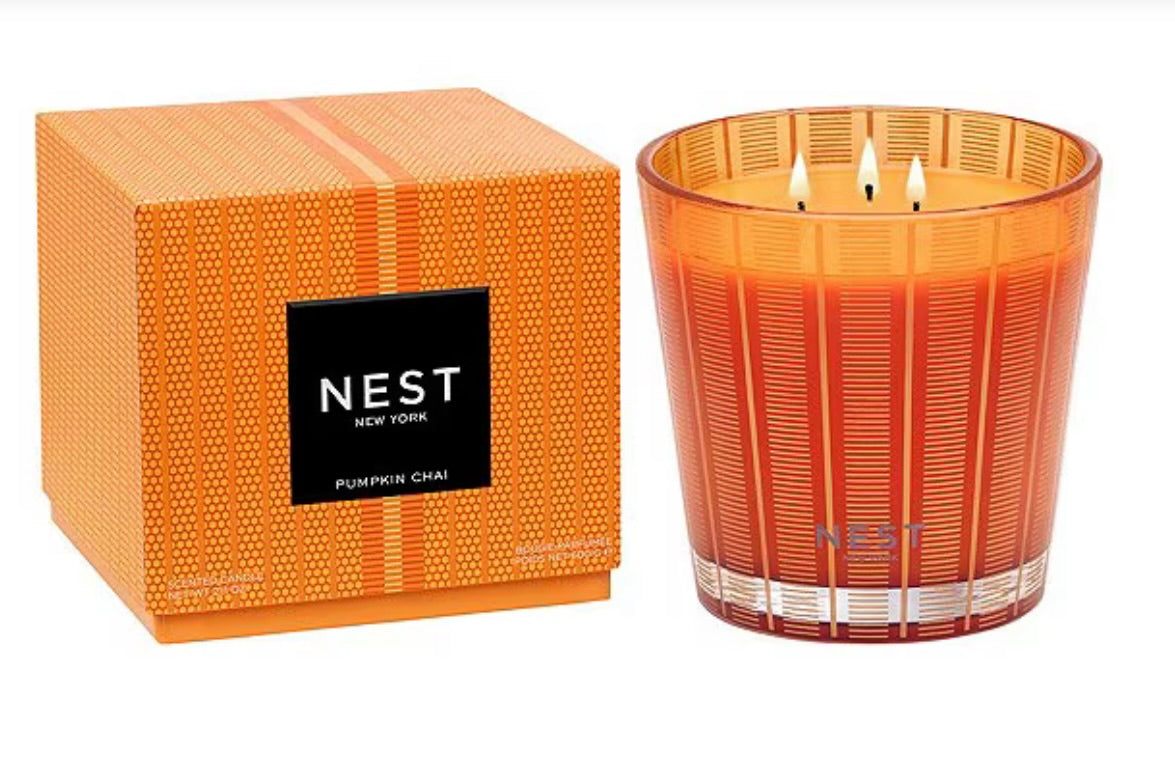 NEST Pumpkin Chai 3 Wick Candle