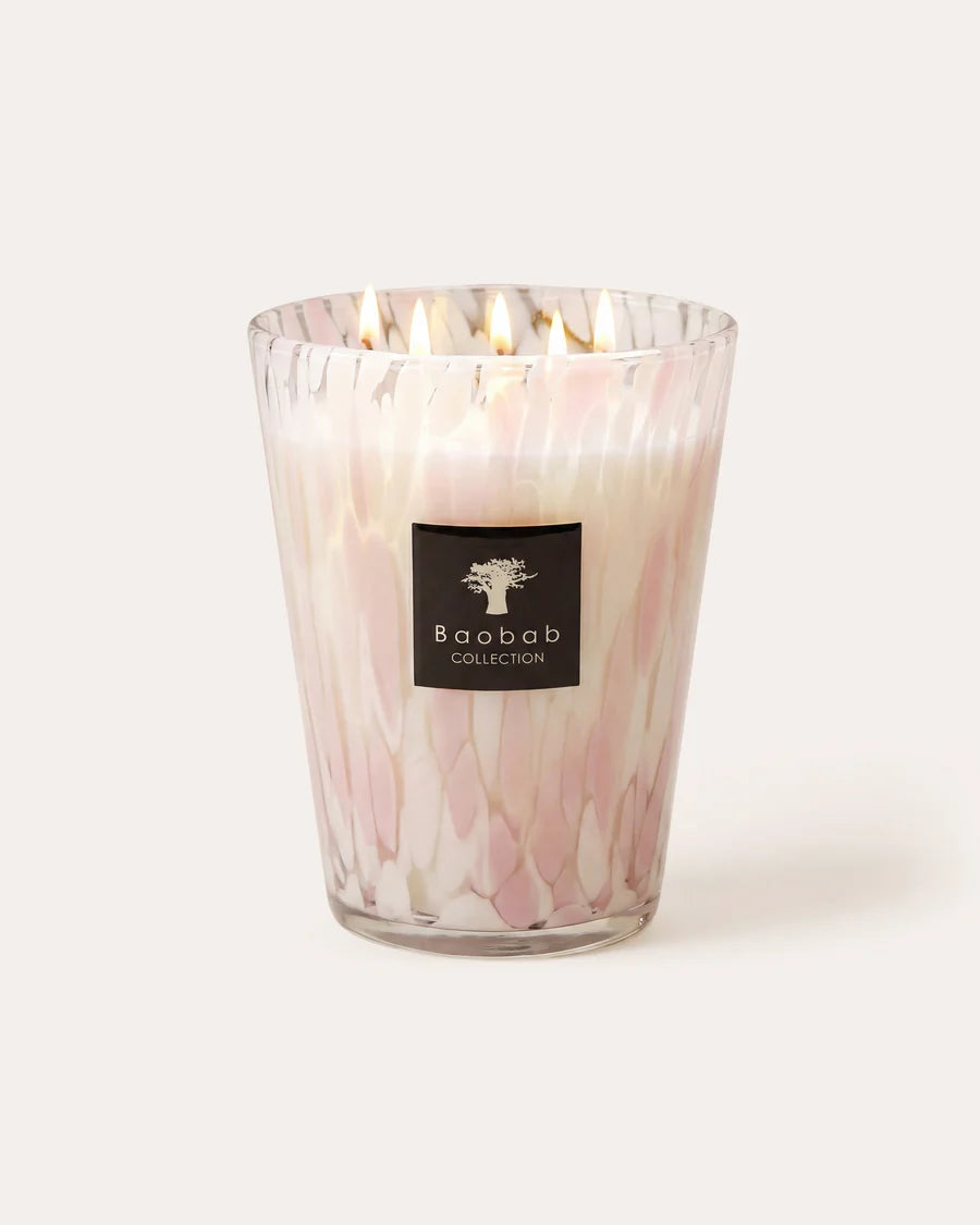 Baobab White Pearls Candle