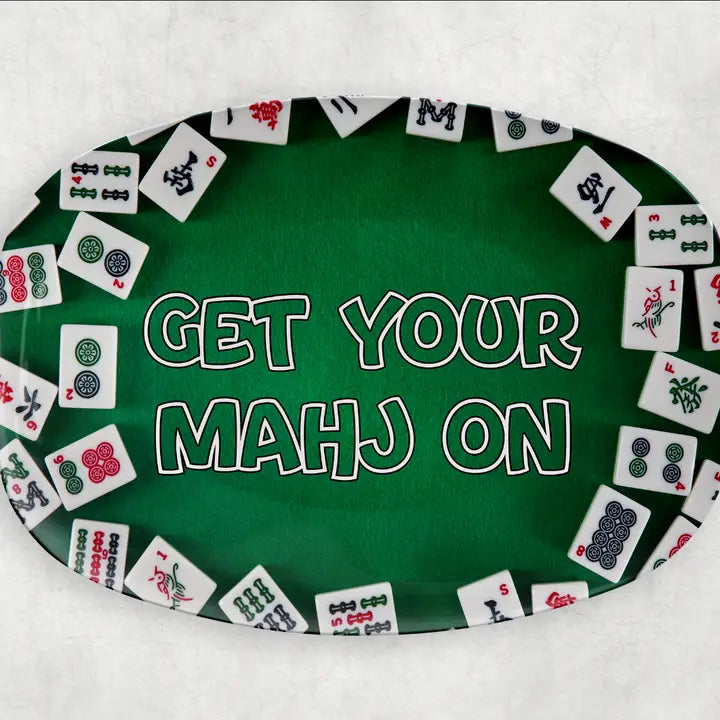 Get Your Mahj On Platter