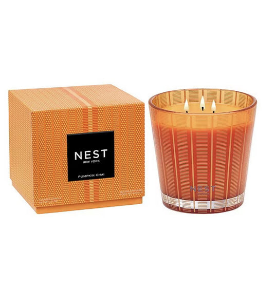 NEST Pumpkin Chai 3 Wick Candle