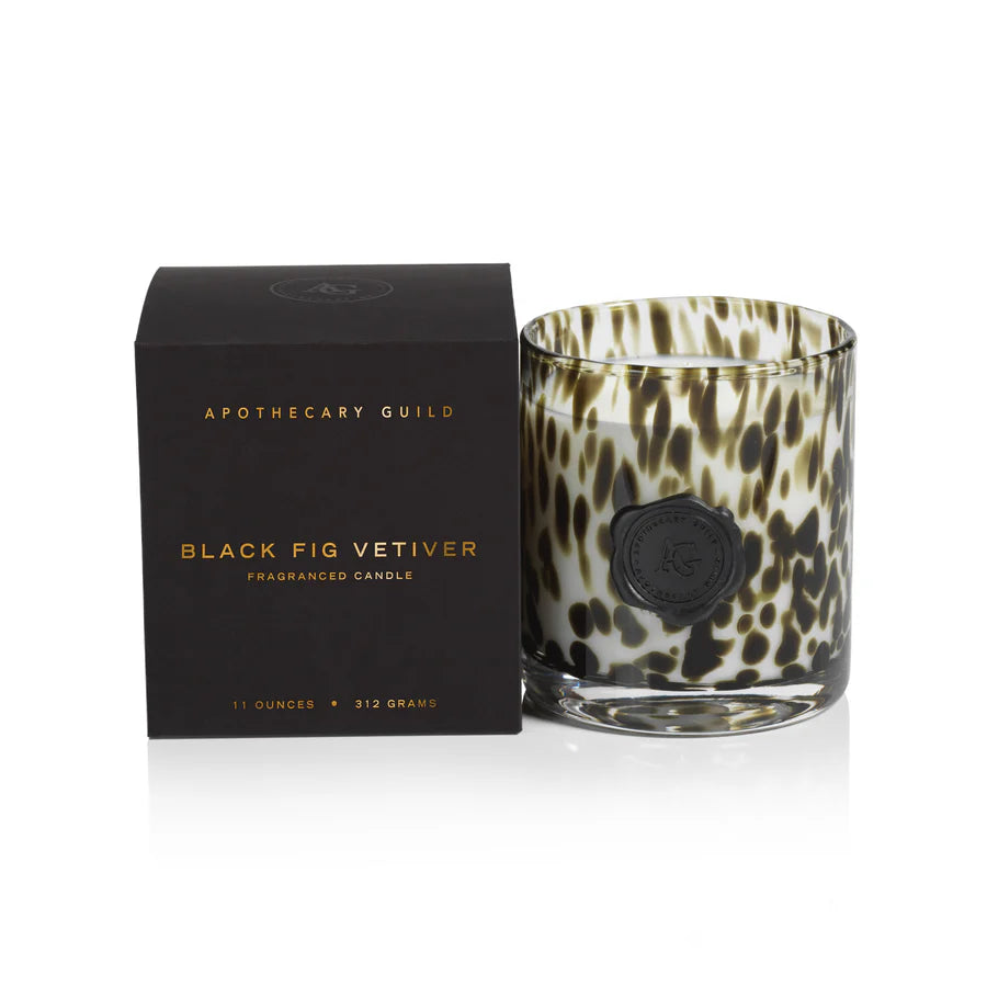 AG Opal Glass Candle Black Fig Vetiver