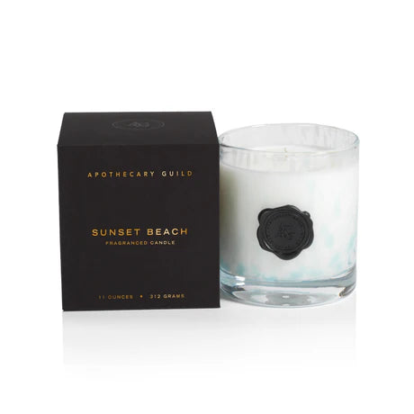 AG Opal Glass Candle Sunset Beach