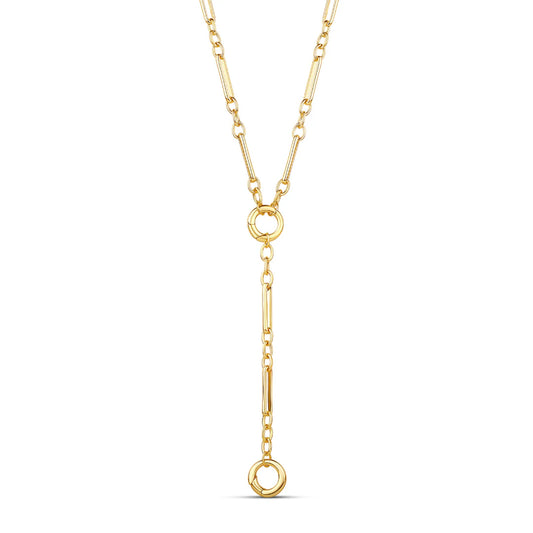 Fancy Link Push Clasp Lariat