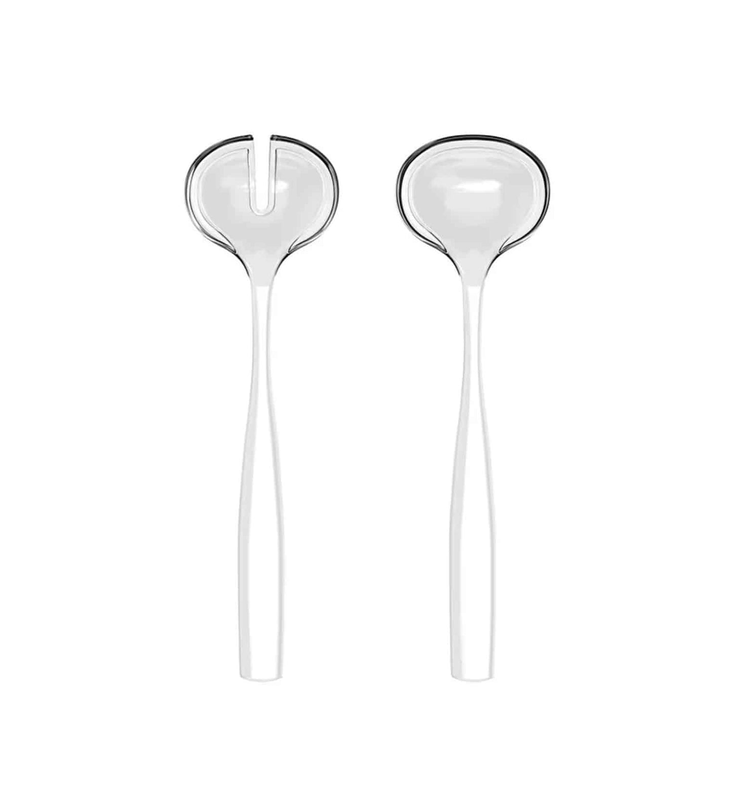 Dolce Vita Salad Servers - White image