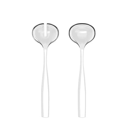 Dolce Vita Salad Servers - White image