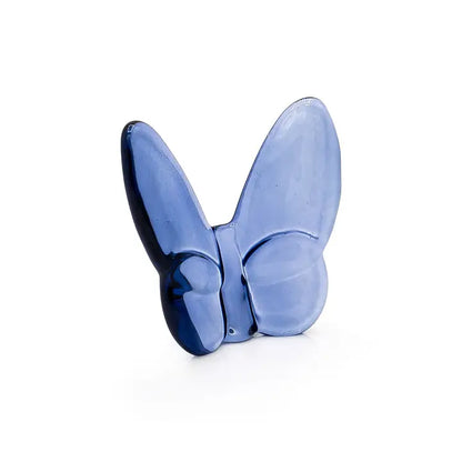 Crystal Butterfly Decor – Elegant Home Accent Gift - Small, Navy Blue image