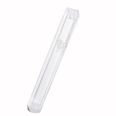 Waterproof Mezuzah Case - Clear image
