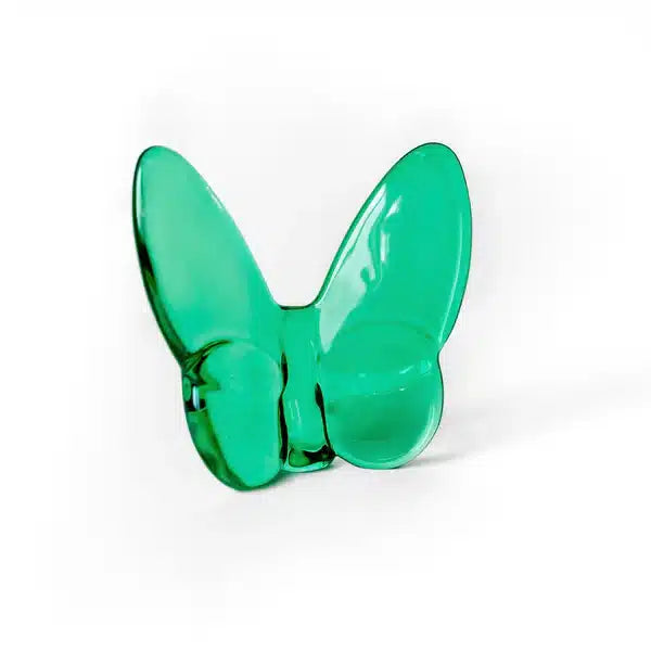 Crystal Butterfly Decor – Elegant Home Accent Gift - Large, Emerald image