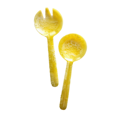 Salad Serving - 2 Piece Set - Yellow image