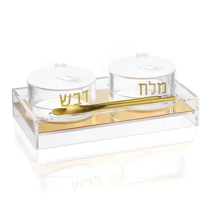Lucite Honey and Salt Dish image 0
