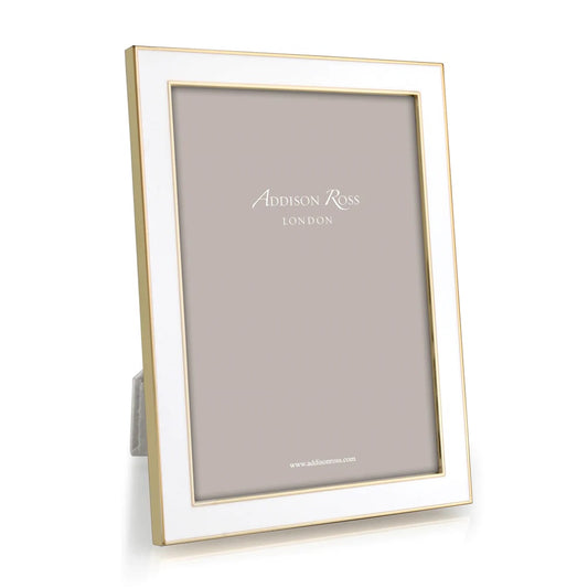 Addison Ross Gold & White Enamel Frame image 0