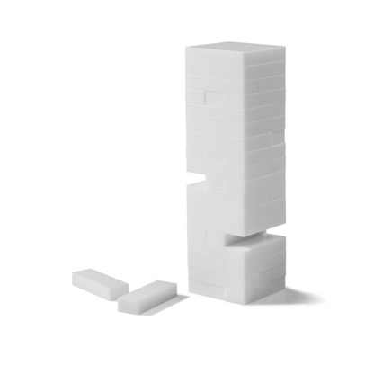 Acrylic Tumble Tower Set - White image