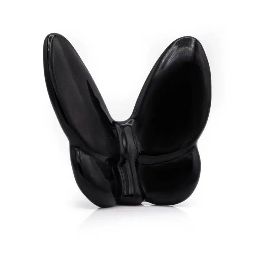 Crystal Butterfly Decor – Elegant Home Accent Gift - Large, Black image