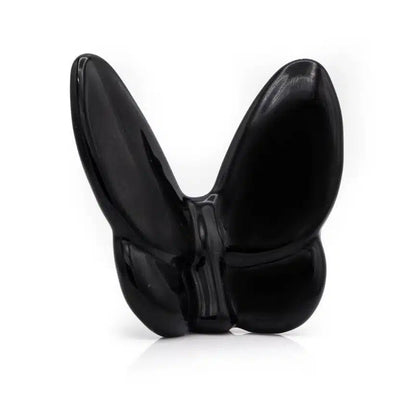 Crystal Butterfly Decor – Elegant Home Accent Gift - Large, Black image