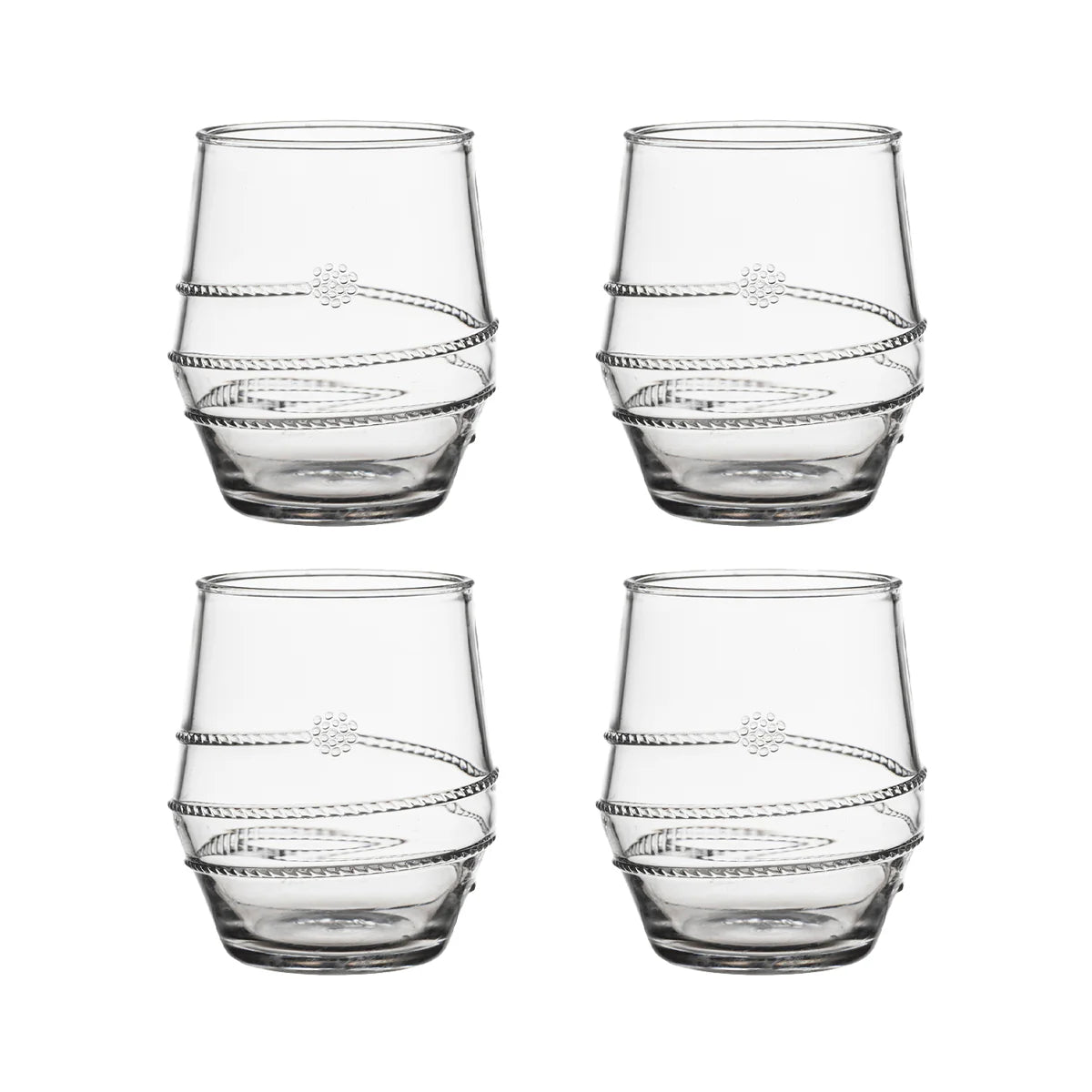 Amalia Acrylic Small Tumbler - Set of 4