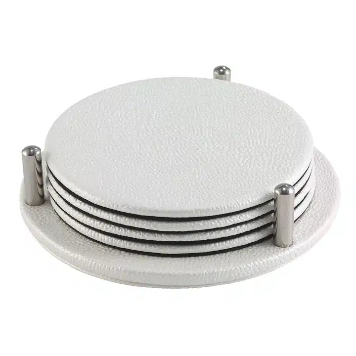 Stingray Round Coasters - Oyster image