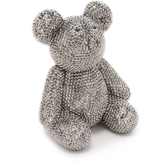 Graphite and Rhinestone Bear Bank image 0