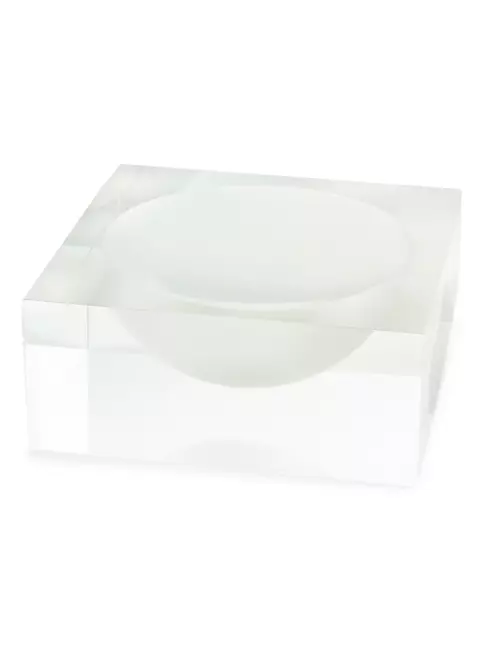 Lucite Bowl - Frosted image