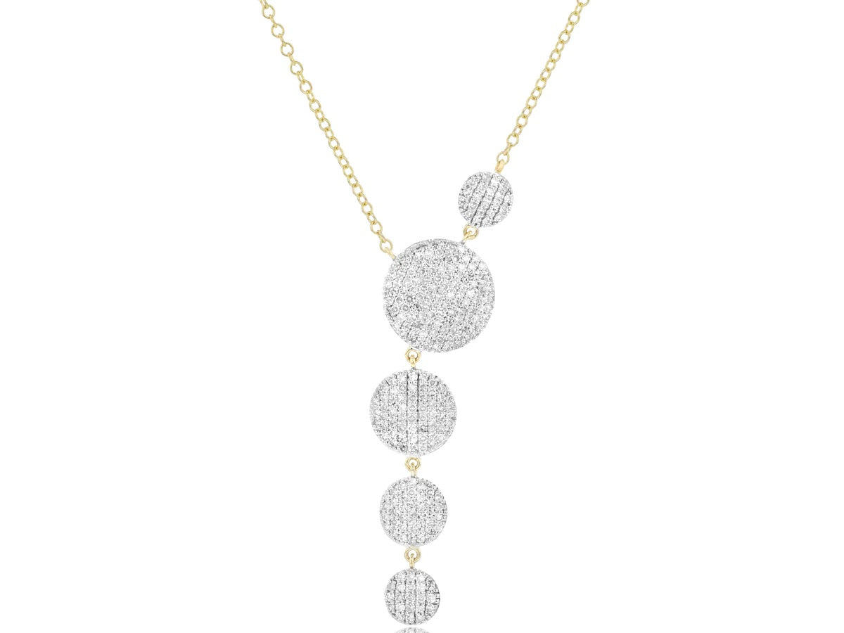 Graduated Disk Necklace image 0