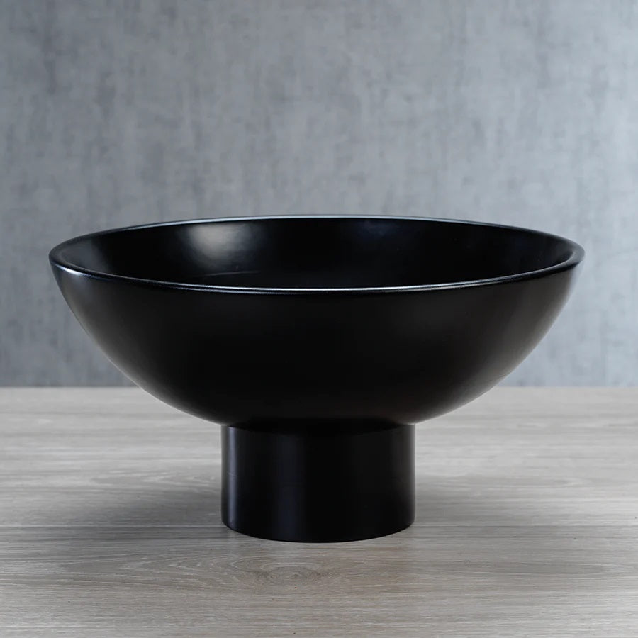 Côte d'Ivoire Mango Wood Bowl | Black image 1