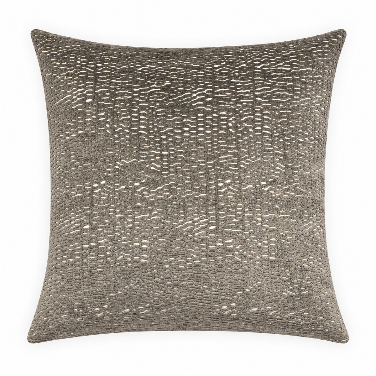 Smokey Gray Textured Pillow - 20"x 20"
