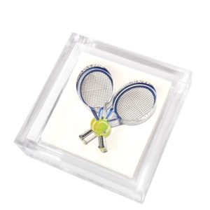 Tennis Racquets Cocktail Napkin Holder image 0