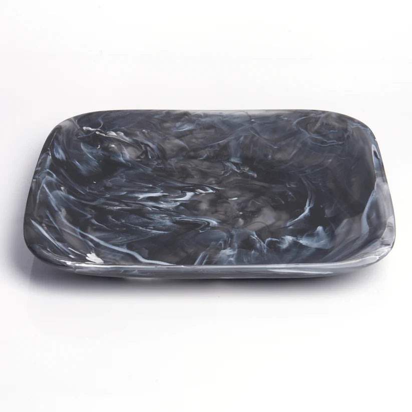Nashi Home Square Tray - Black, Medium image