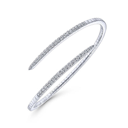 14K Diamond Spiral Bracelet image 2