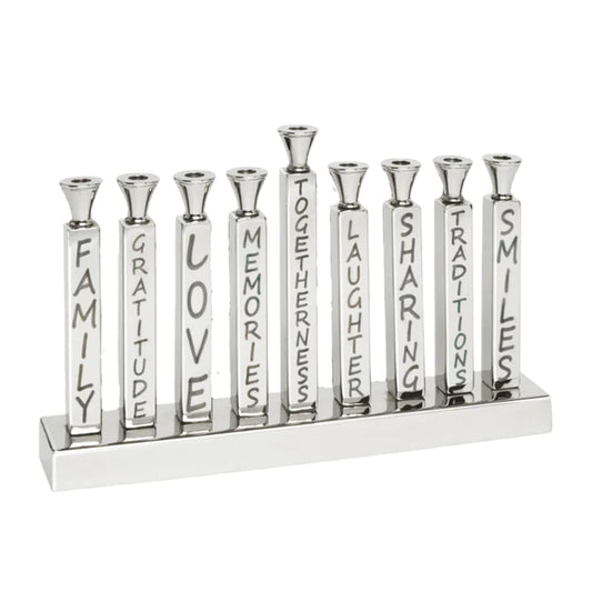 Stainless Steel Menorah image 0