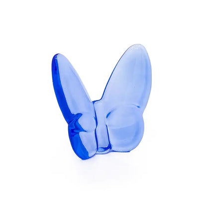 Crystal Butterfly Decor – Elegant Home Accent Gift - Small, Blue image