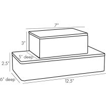 Hollie Boxes - Set of 2 image 2