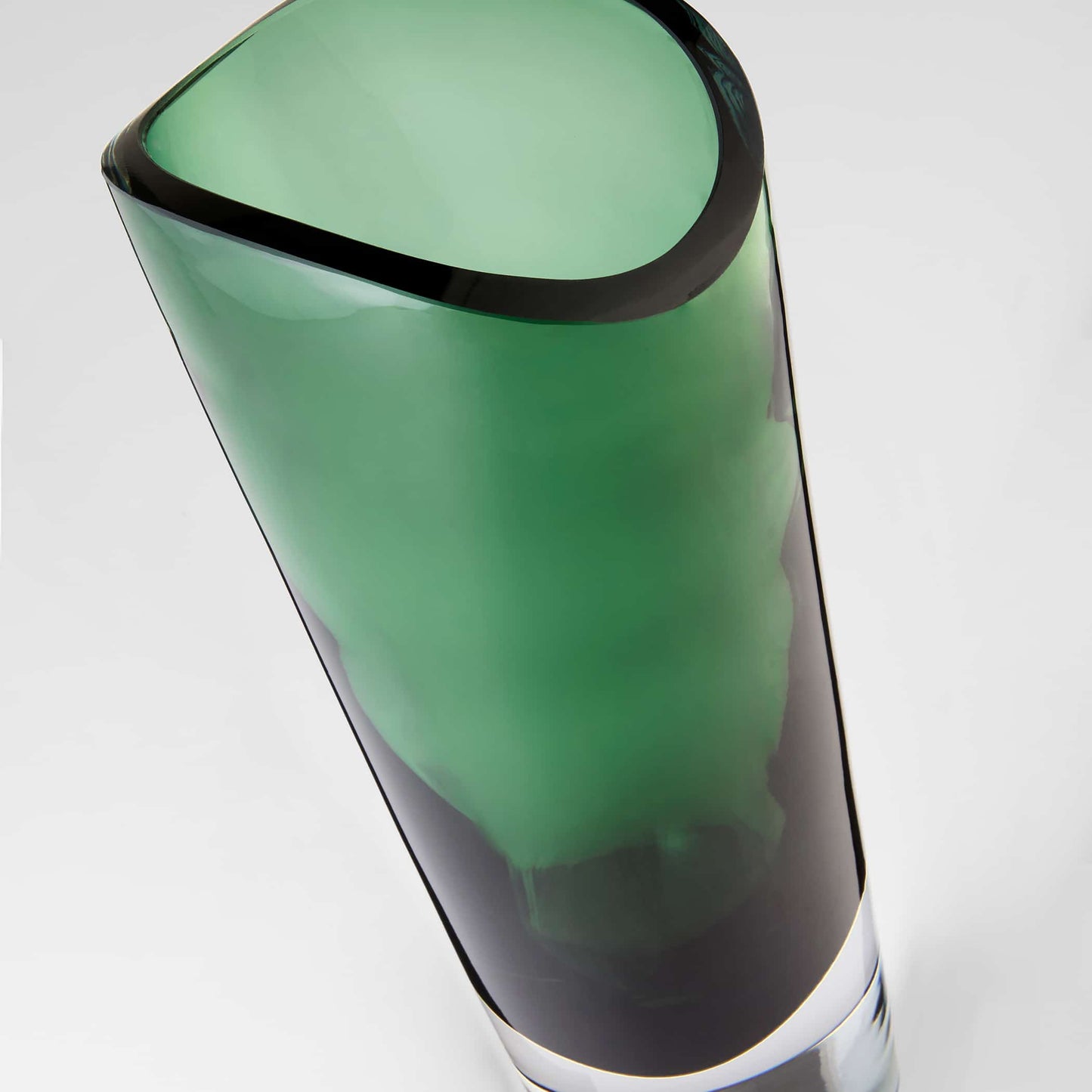 Muzo Vase - Clear Emerald Green image 1