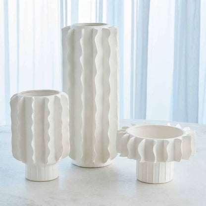 Matte White Vases image 0