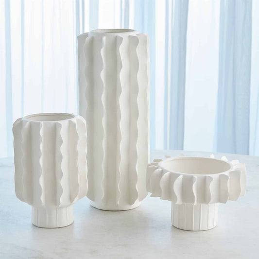 Matte White Vases image 0