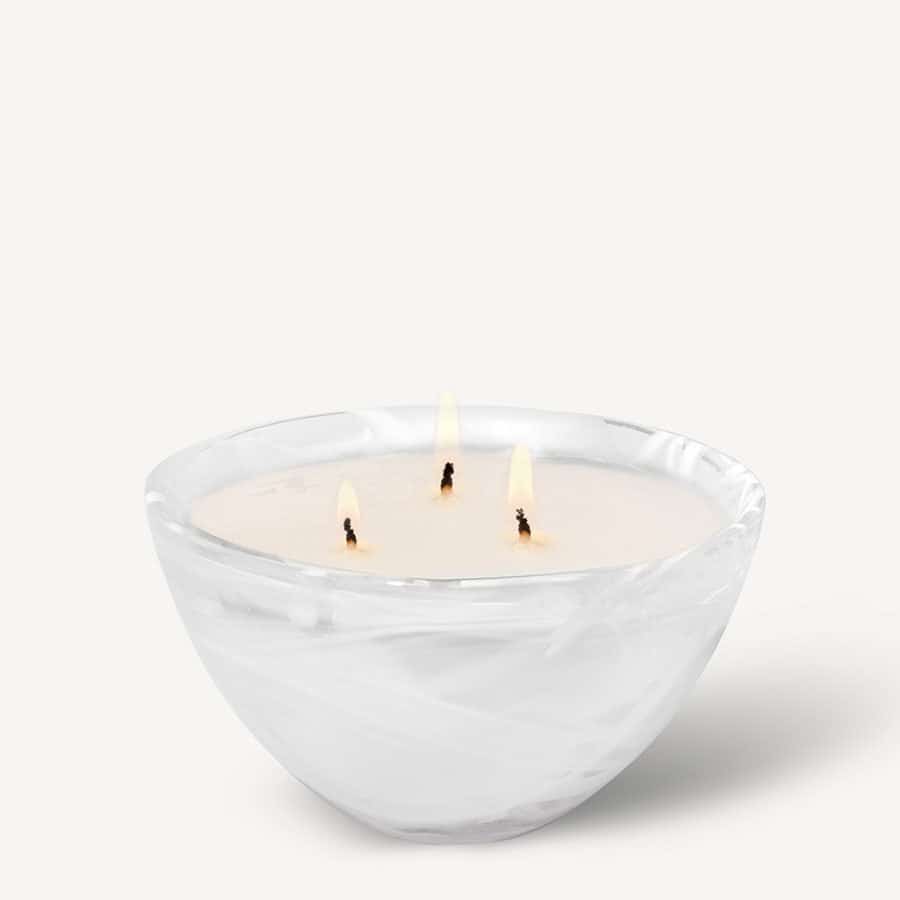 Kosta Boda Contrast White Candle image 0