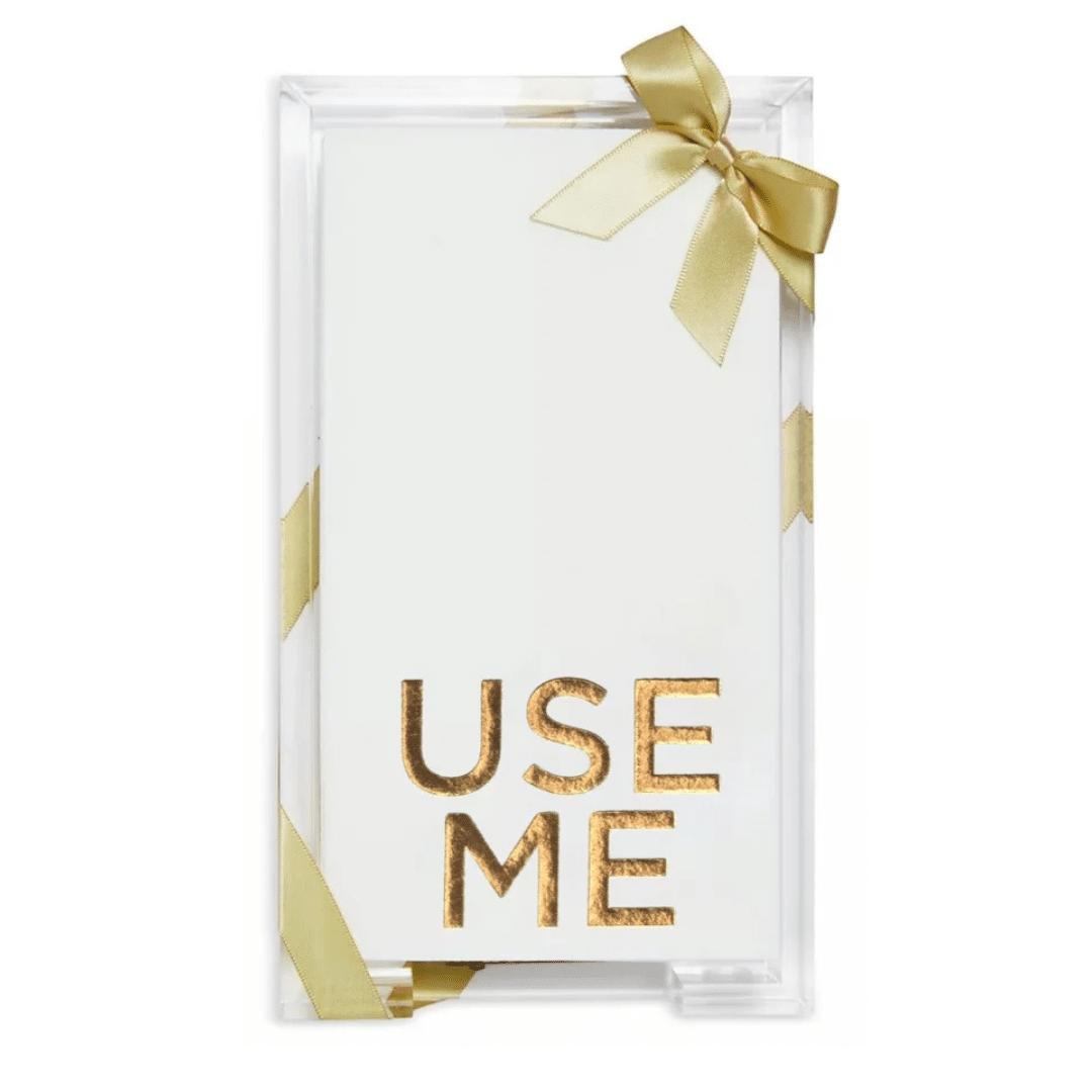 Use Me Guest Towel Set - Gold image
