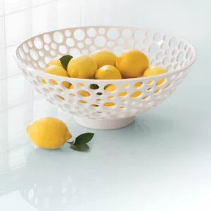 Large Lo Lacey Bowl-White image 0