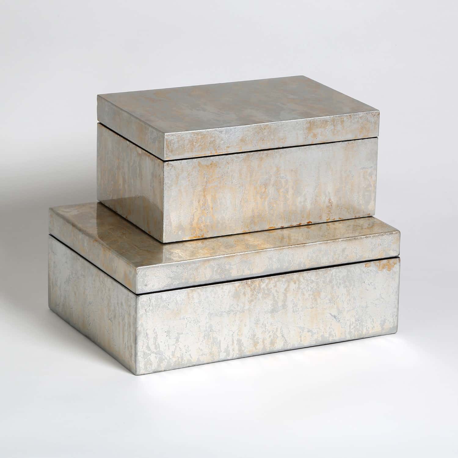 Champagne Silver Leaf Box image 0