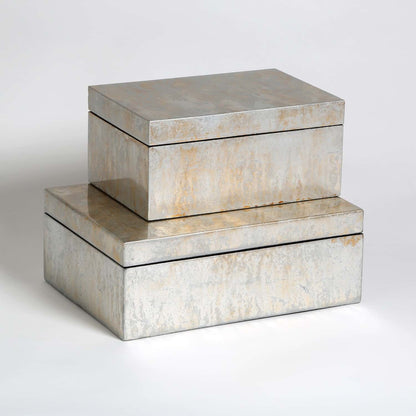 Champagne Silver Leaf Box image 0