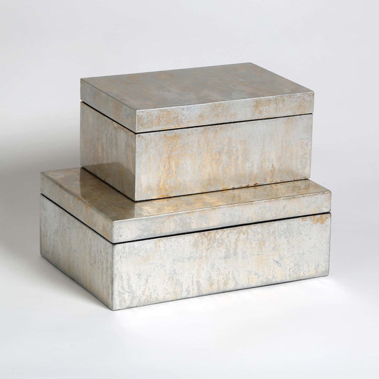 Champagne Silver Leaf Box image 0