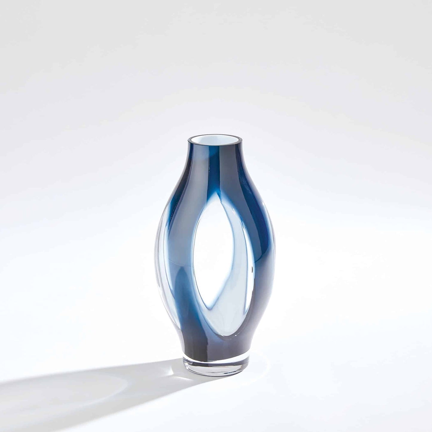 Fly Through Vase - Small, Blue image