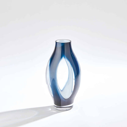 Fly Through Vase - Small, Blue image
