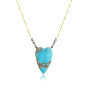 Turquoise Heart Necklace image 0