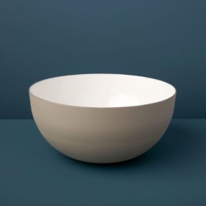 Dove Grey Serving Bowl- Medium image 0