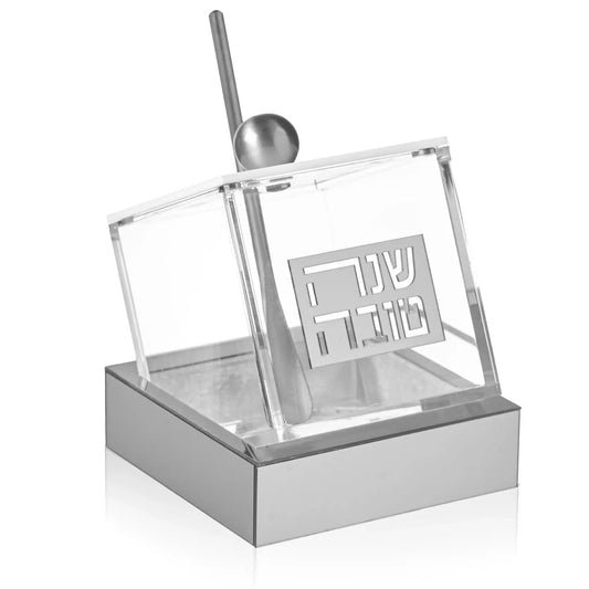 Tilt Honey Dish - Silver image