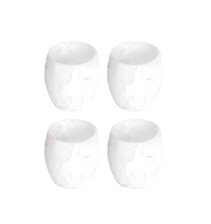 Nashi Home Swirl Tumblers Set of 4 - White image