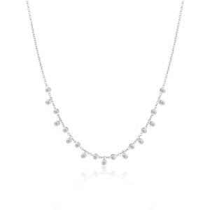 Diamond Bezel Drop Necklace image 0